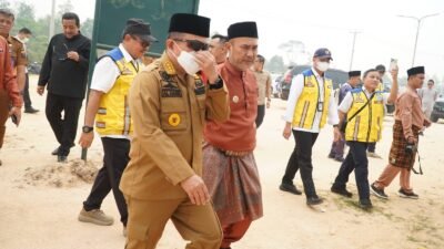 Gubernur Al Haris Tinjau Pembangunan Sekolah Rakyat Tahap III.B di Bungo